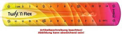 Maped Flachlineal Twist'n Flex DECOR, 200 mm, unzerbrechlich