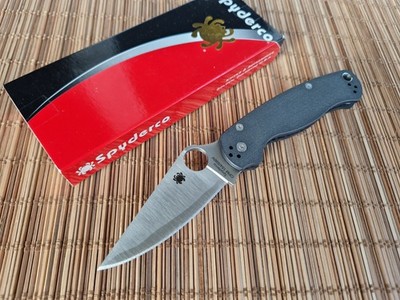 Spyderco Paramililtray 2, C81, CPM 154/S90V, Carbon, Sprint Run, sold out