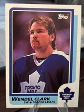 1986-87 Topps #149 Wendel Clark DP Rookie Card. rookie card picture
