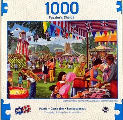 Village Fete Carnival Fair Britain Steve Crisp 1000 pc 27'' X 19'' TCG Toys