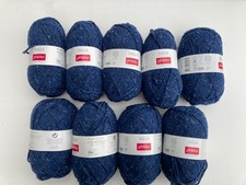 lot de 9 pelotes TAÏGA neuves de PHILDAR marine  de même bain