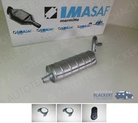 Imasaf Auspuff Mitteltopf+Anbauteile für Fiat 1000Er-Serie 1300+1500 1961-1964
