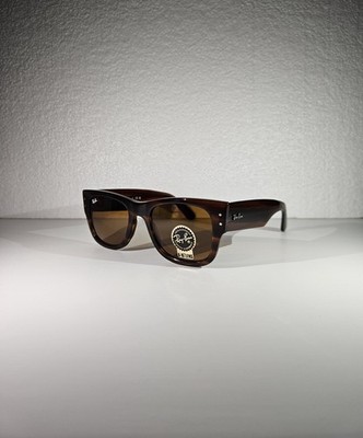 Ray Ban Mega Wayfarer Striped Havana Brille RB 0840S