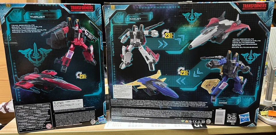 Transformers War For Cybertron Earthrise Ramjet & Dirge & Thrust Exclusives - Image 3 of 4