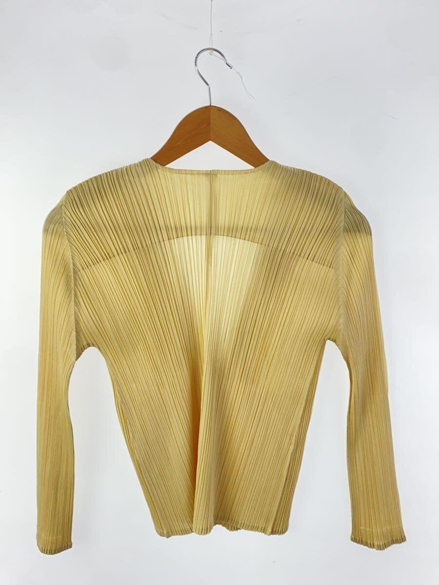 ISSEY MIYAKE altra giacca 3 poliestere giallo pp91 j0541 usata