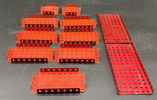  7 5X9 2 5X5 2 6X14 HOLE BASE PLATES, ERECTOR PARTS, USED