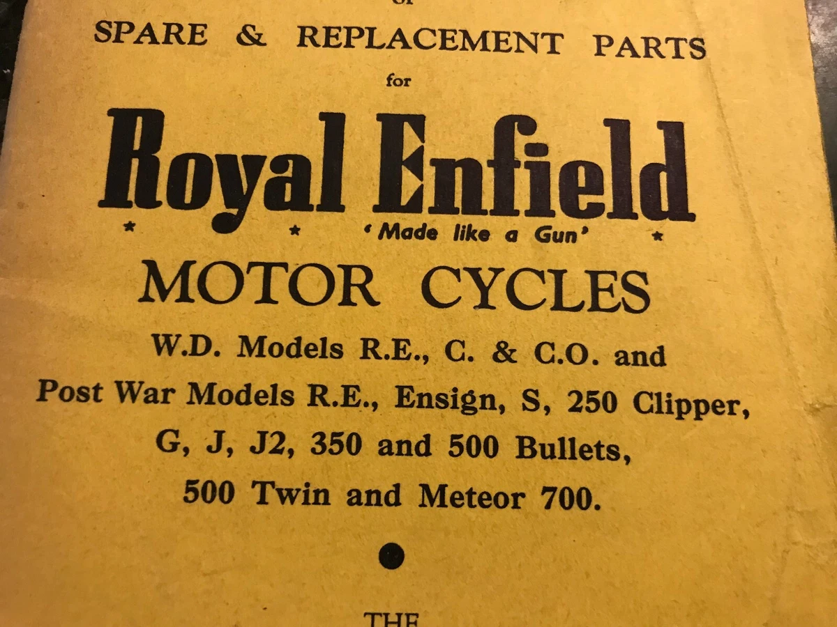Royal enfield 500 spare parts price list deals