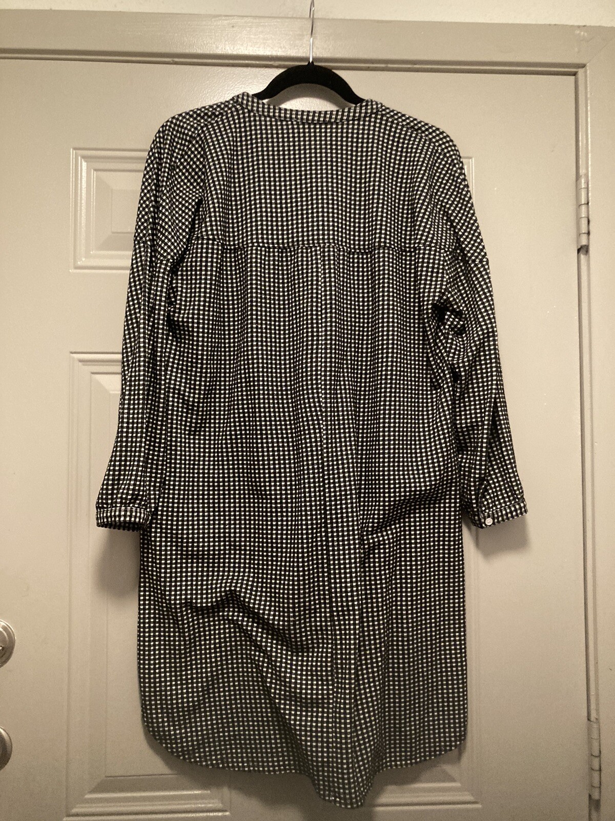 Zara Trafaluc | Solid & Striped Button in Gingham… - image 8