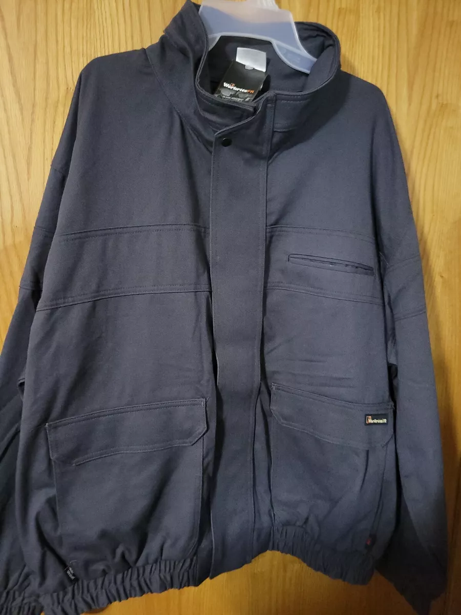 Workrite FR Flame Resistant Grey Westex Men s Jacket Coat XL 3XL NWT