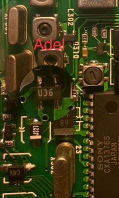 2pcs Sony ICF-SW77 ICF-SW55 IF Amplifier  NEC 3SK132A MOSFET MARKING u36 