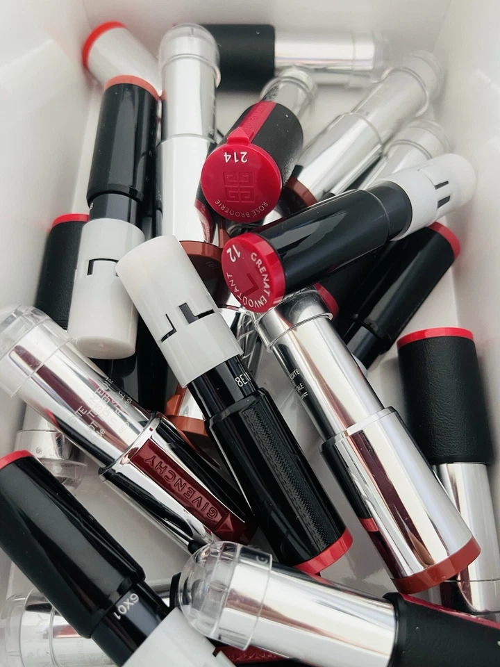 LOT OF 10 Givenchy LIPSTICKS ~ Le Rouge Lipstick colors & textures 💄 testers - Image 4 of 4