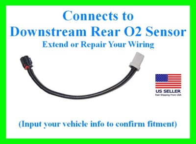fits Jeep Downstream Rear Oxygen Sensor Connector Plug Harness Pigtail