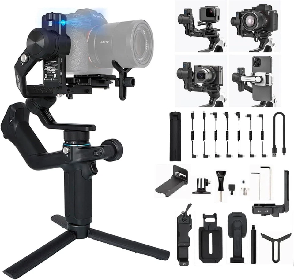 FeiyuTech SCORP MINI 2 3-Axis Gimbal Stabilizer for Smartphone Gopro Camera Sony - Image 3 of 4