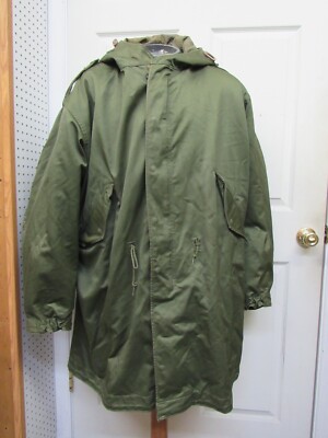 US M1951 Fishtail Parka w/ Liner 1st Pattern Heavy Cotton Sateen