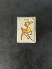 Vintage Bambi Playing Cards Russell MFG. Company 48 Cards 5 Toys Disney