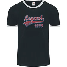 Legend Since 26th Birthday 1999 Mens Ringer T-Shirt FotL
