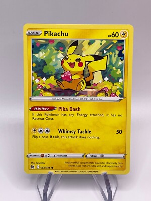Pika 2022 Pokemon Sword & Shield Lost Origin Tg29 Full Art/pikachu Vmax