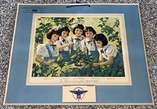 1944 Ford V8 River Falls Wisconsin Dealership Calendar Dionne Quints 