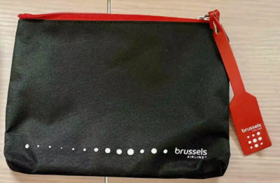 Brussels Airlines Business Class Amenity Private Pouch only 1/2