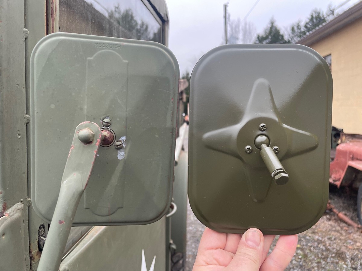 Rectangular Mirror New Old Stock Fits M151 M151A1 M151A2 Kaiser