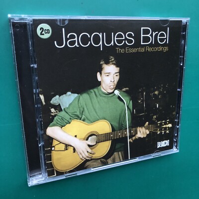 Jacques Brel ESSENTIAL RECORDINGS Chanson Folk 2xCD Marieke Ne Me Quitte Pas NM