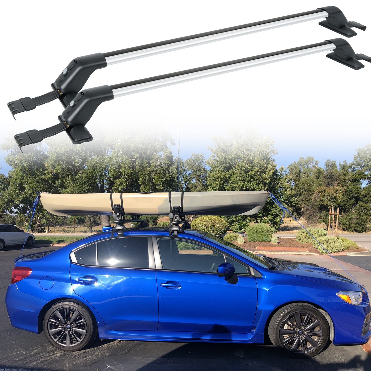 Wrx Thule Roof Rack Installation For Subaru WRX 2015-2021 Car Top