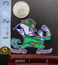Notre Dame Fighting Irish VTG Patch | 2.25" x 2" | Iron On & Sew On | Free Ship