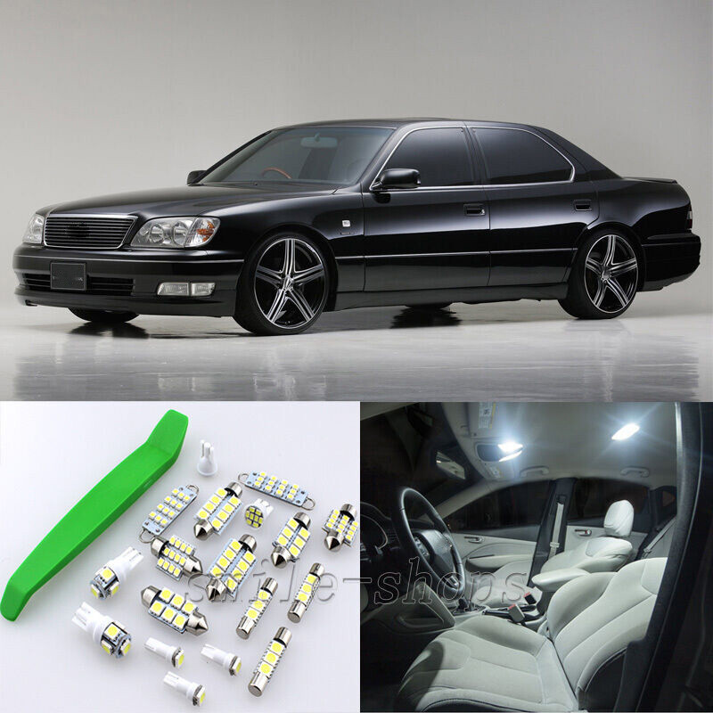 1995-2000 Lexus LS400 6000K White 22X Interior LED Light Kit | 17