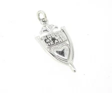 Charm KNOCK AT MY HEART Gold filled or Sterling silver JMS door knocker