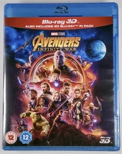 AVENGERS: INFINITY WAR Brand New 3D + 2D BLU-RAY 2-Disc Set MCU Marvel SHIPS NOW