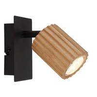 Wandspot Wandlampe Flurlampe Schwenkbar Holz Leselampe Biglight