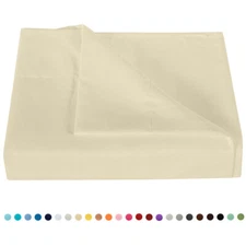 1800 Thread Count Single Flat Sheet High Quality Top Sheet Multiple Color Choice