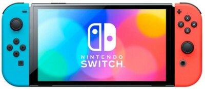 ✓NEW✓ Nintendo Switch OLED model With Neon And Blue Joy Con 7