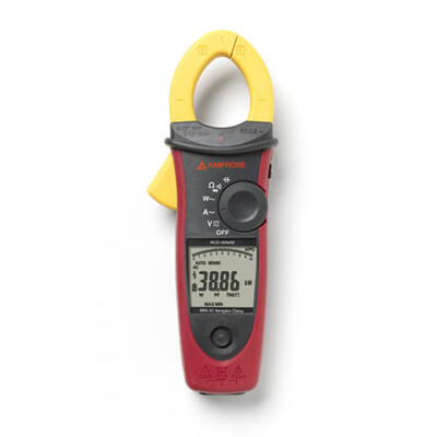 Amprobe ACD-50NAV TRMS Navigator Clamp Meter, 100V/600A w/ THD and NCV