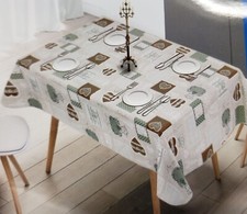 Peva Vinyl Kitchen Tablecloth, 52"x70" Oblong, HEARTS VALENTINE'S DESIGN, RS
