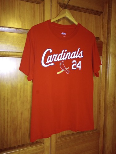 St Louis Cardinals Ankiel 24 T-Shirt Size Medium print front and back CSA Cotton - Picture 8 of 18