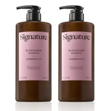 ELASTINE Signature Blanche Musk Shampoo 1L(33.81oz) x 2pcs Scalp Damaged Hair