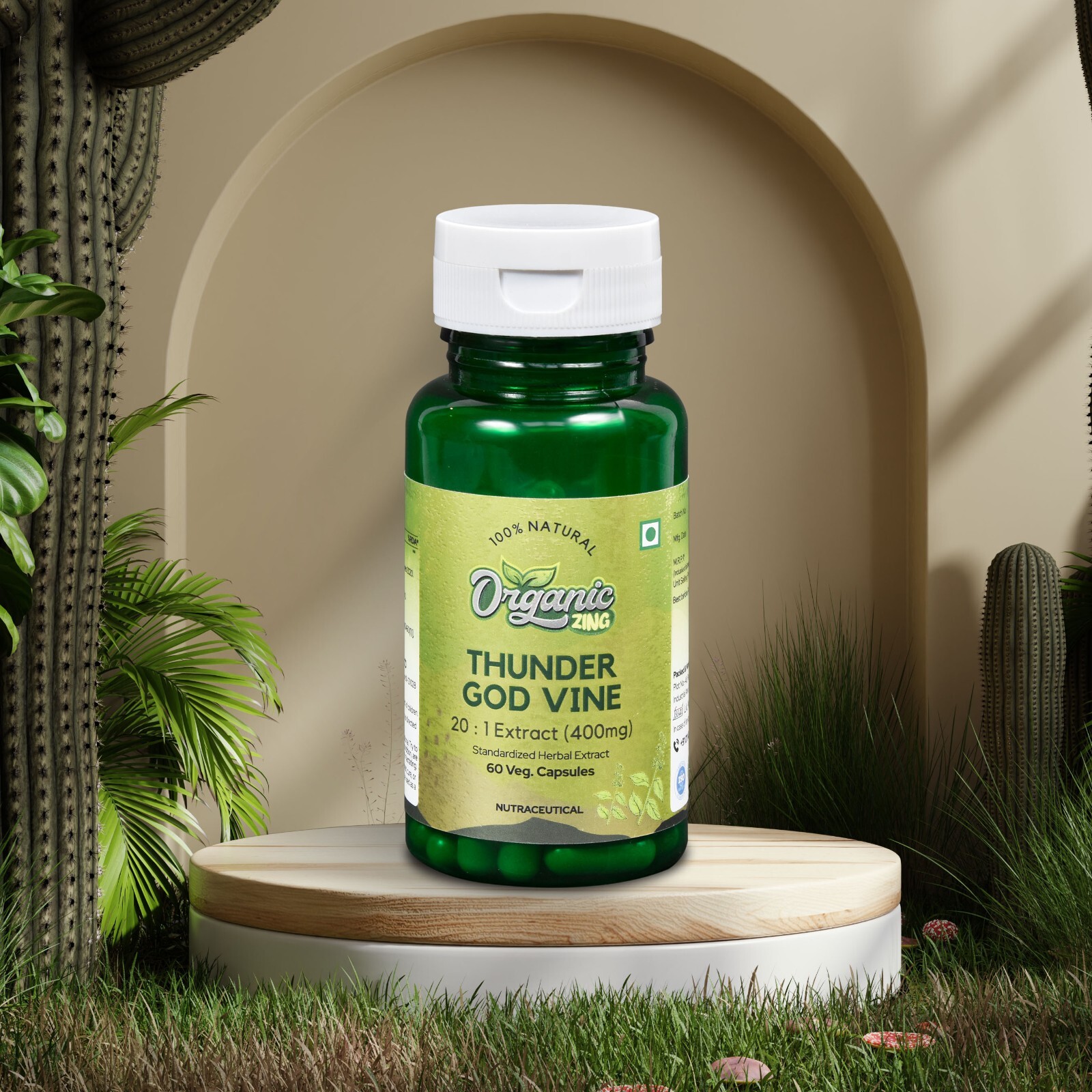 Organic Thunder God Vine Extract 201 Capsules Pure & Quality Extract