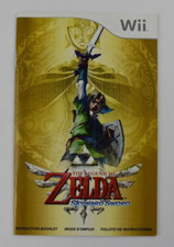 The Legend of Zelda: Skyward Sword Nintendo Wii Authentic Manual Booklet Only