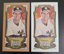 PAUL O'NEILL Mini Gold Border & Mini Base 2-CARD LOT 2024 Topps Allen & Ginter