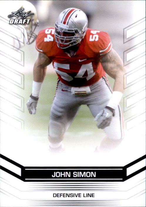 John Simon 2013 Leaf Draft Rookie Card #91
