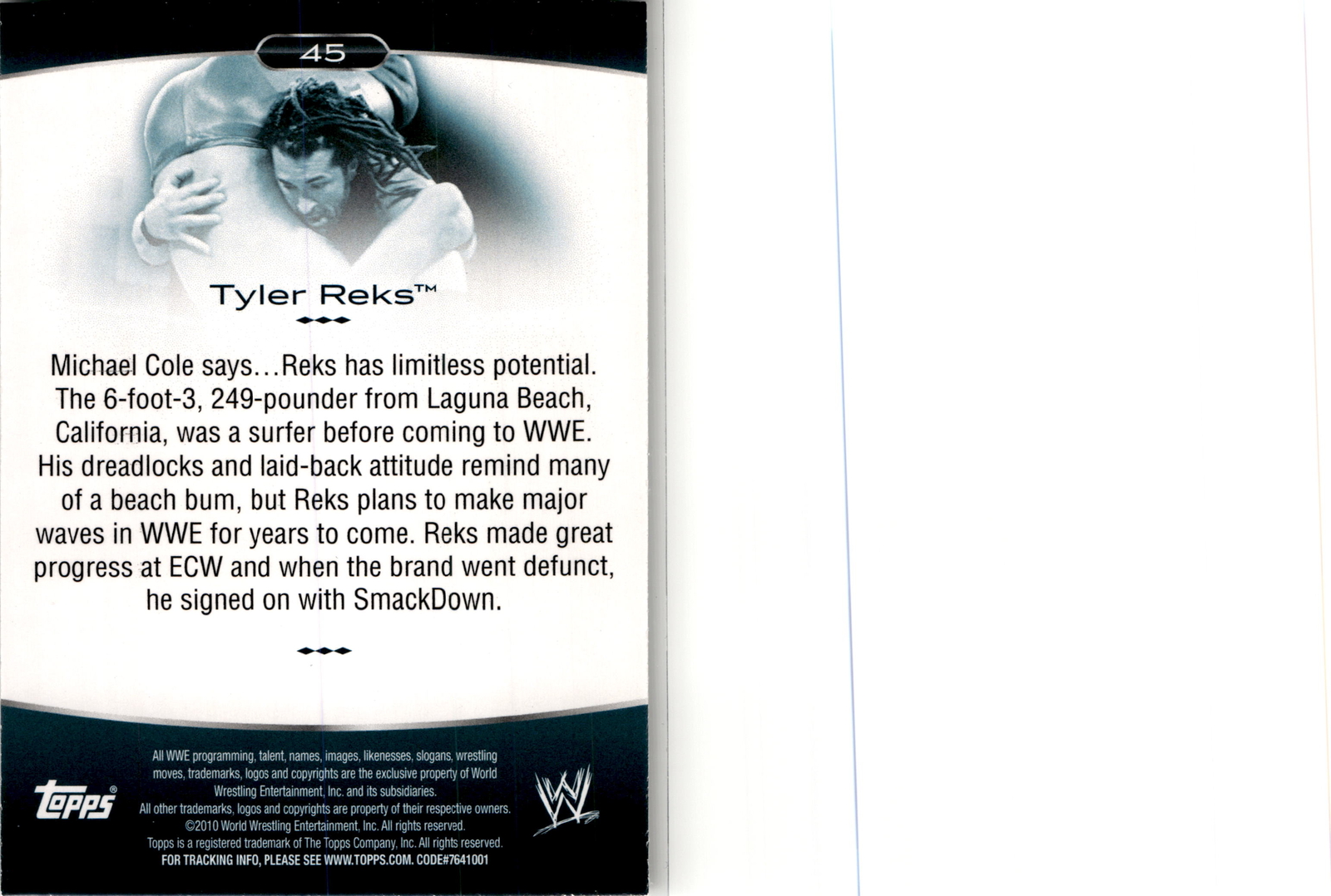 Tyler Reks Toy 2010 Topps Platinum WWE - Tyler Reks #45 X-Fractor (RC) for sale online ...