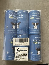 6 Fusselroller für Kleidung Tierhaarentferner klebrige Nachfüllpackungen Teppich Hund Katze Flusen