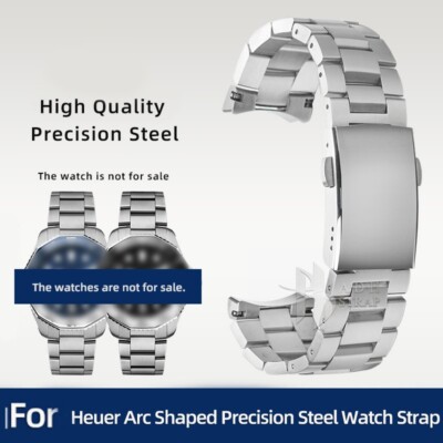 For Heuer AQUARACER 300 WAY201A WAY211A Steel Watchband Metal