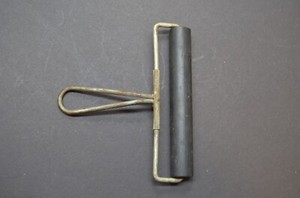 Vintage 6” Hard Rubber Brayer/Roller
