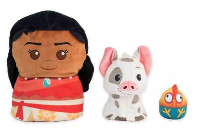 Disney Store Exclusive Moana Nesting Doll Set Hei, Pua