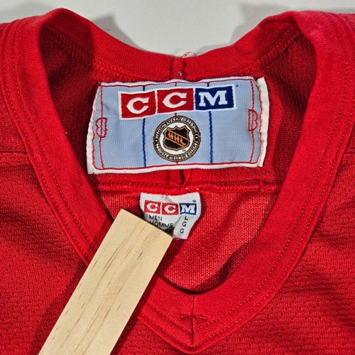 CCM Detroit Red Wings Maglia Hockey Uomo Taglia Large L 44 Personalizzata - Foto 3 di 10