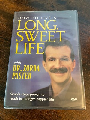 How to LIVE a LONG SWEET LIFE Zorba Paster DVD SEALED