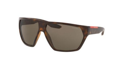 PRADA LINEA ROSSA PS08US 5645G1 67  Sunglasses Shiny Havana Brown