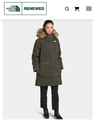 New The North Face Defdown Parka FUTURELIGHT Down Jacket Womens XS